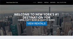 Desktop Screenshot of partybusesnewyork.net